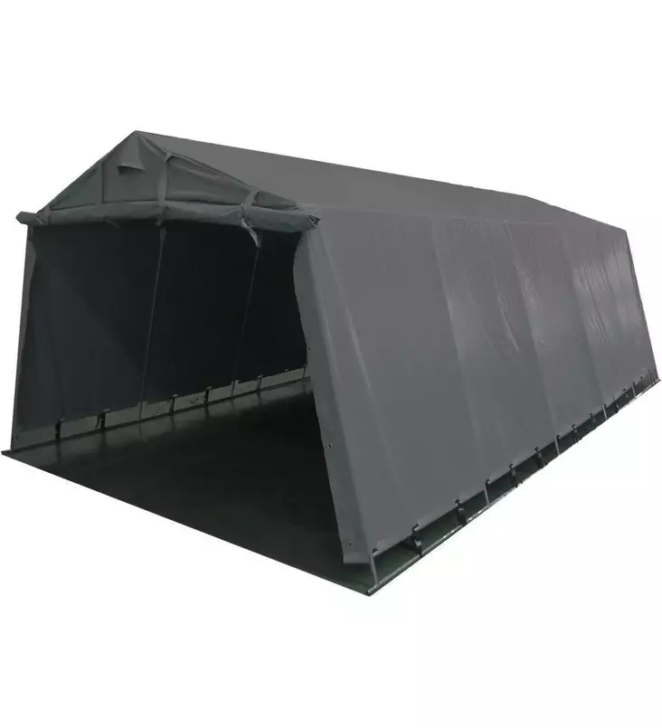 Pressutalli 6 x 3,2 x 2,2m 500g harmaa - Pressutallit - 6438014166551 - 1