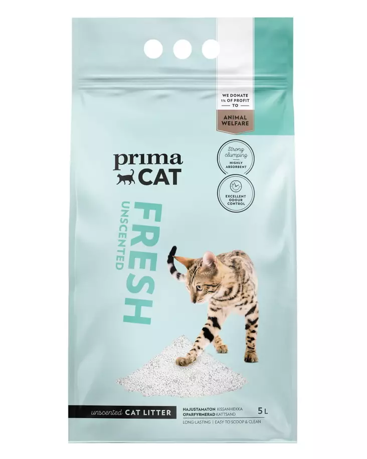 Kissanhiekka PrimaCat. - Kissanhiekat ja hiekkalaatikot - 6430069584441 - 1