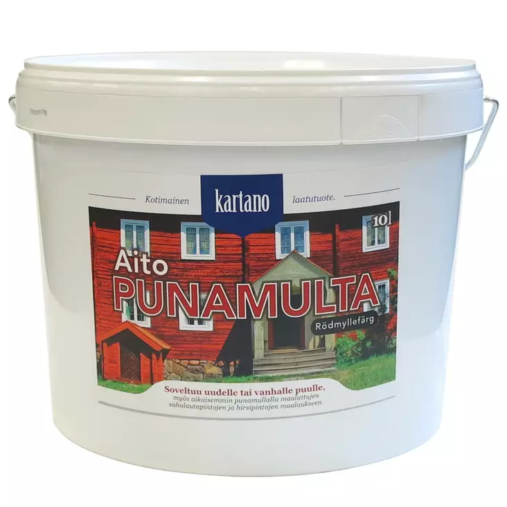 PUNAMULTA MAALI 10L Kartano - Ulkomaalit - 6438168098081 - 1