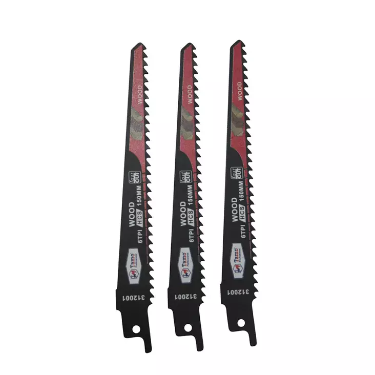 Puukkosahanterä 3Kpl 150mm/6T - Puukkosahanterät - 6420613772721 - 1