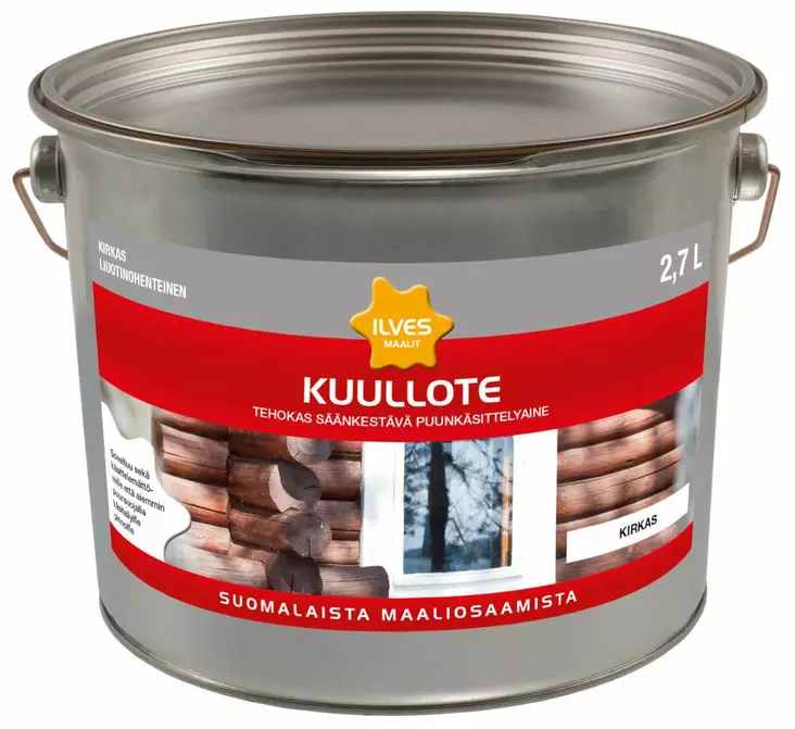 PUUNKUULLOTE 2,7L KIRKAS - Puuöljyt ja puunsuoja-aineet - 6430026950241 - 1