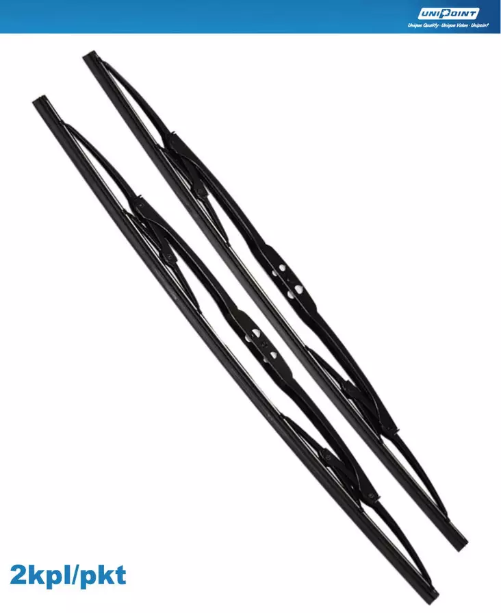 PYYHKIJÄNSULKA 530mm 2kpl/pkt Unipoint rungolliset pyyhkijänsulat - Pyyhkijänsulat - SULKA21 - 1