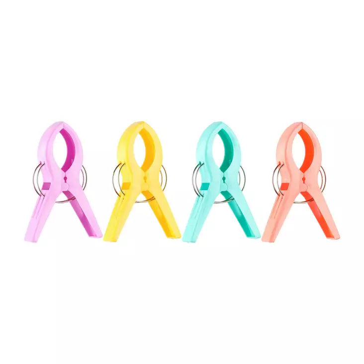 Rantapyyhe Klipsi 4kpl/pkt - Pyykkipojat - 6410416458021 - 1