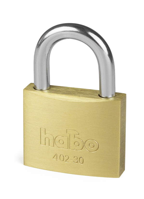 RIIPPULUKKO HABO 402-30 MESSINKI HABO - Riippulukot, kassalippaat ja kassakaapit - 7317900173011 - 1