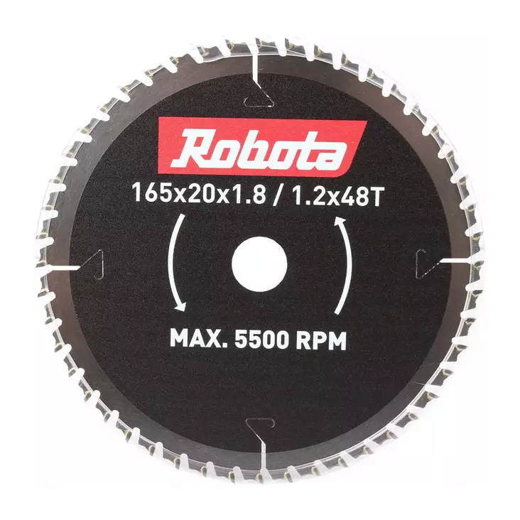 Robota upotussahan varaterä 165mm 48T - Akkupyörösahat ja -käsisirkkelit - 6438212141961 - 1