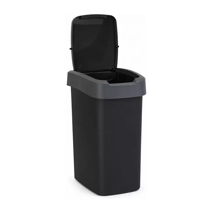 Roska/jäteastia kannella 10L musta - Roska-astiat - 6438506030131 - 1