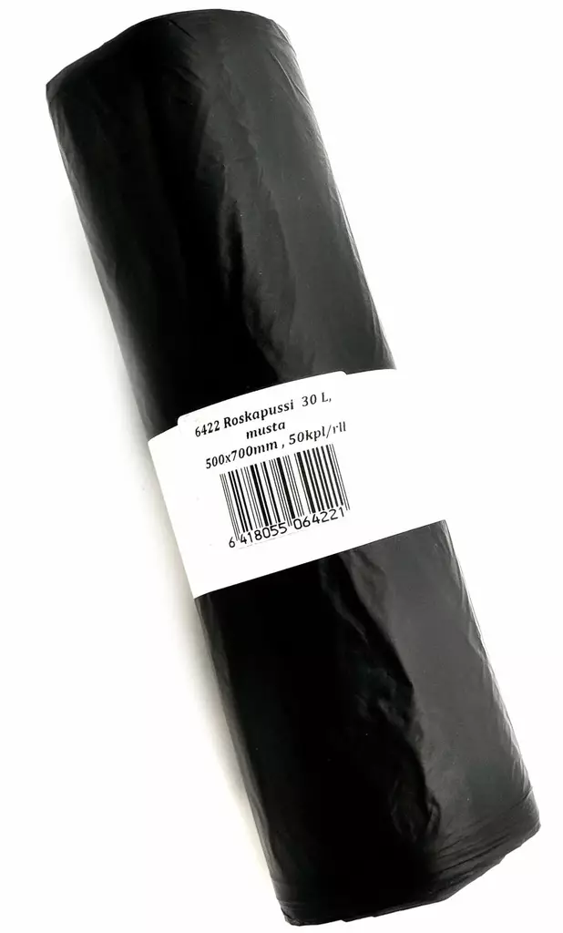 ROSKAPUSSI 30L 50KPL 500X700 0,025 - Roskapussit - 6418055064221 - 1