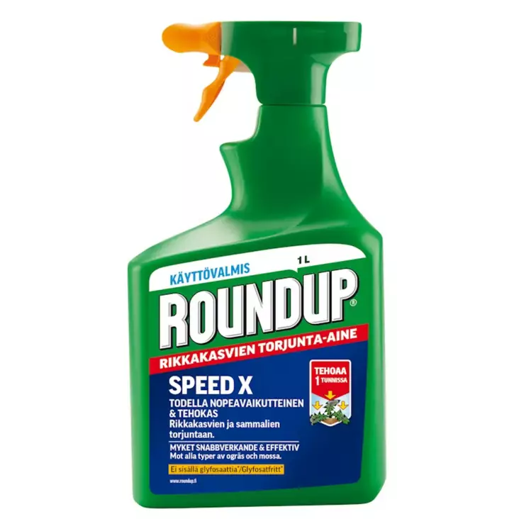 ROUNDUP RIKKAHÄVITE 1L SPEED X. - Kasviravinteet ja myrkyt - 5707441553731 - 1