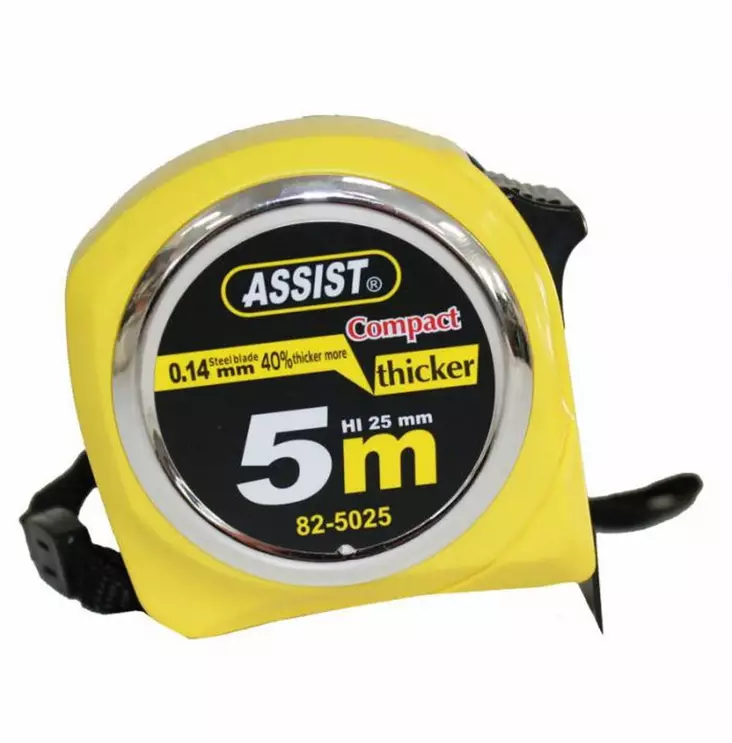 RULLAMITTA 5M x 25MM - Mittaustyökalut ja merkintävälineet - 6430074690021 - 1