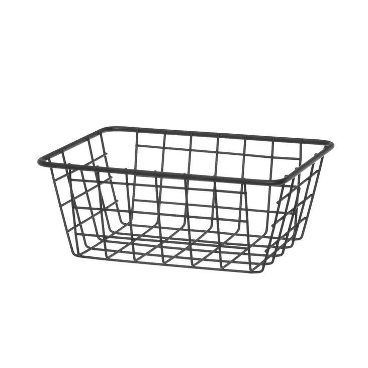 Säilytyskori Nova musta 20,5x15,5x8 cm - Sisustuskorit ja puulaatikot - 6410416427591 - 1