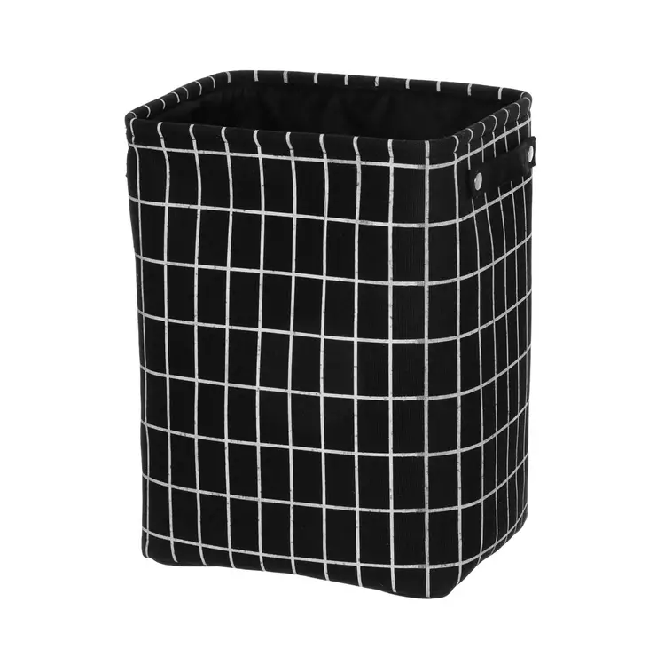 Säilytyskori Nova musta 30 x 25 x 40 cm - Säilytyslaatikot ja muovilaatikot - 6410416466521 - 1