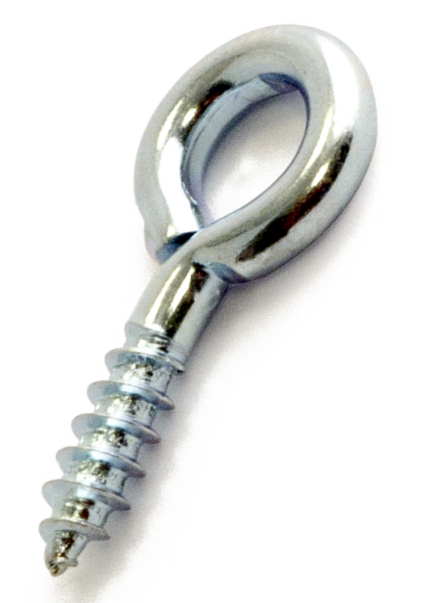 SILMURUUVI 12x4mm 10kpl/pkt Sinkitty teräs 1 HABO - Silmäruuvit ja kattokokut - 7317900048791 - 1