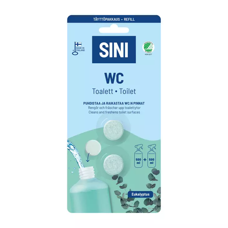 SINI WC 2 TABL TÄYTTÖPAKKAUS - WC-puhdistusaineet - 6423800070051 - 1