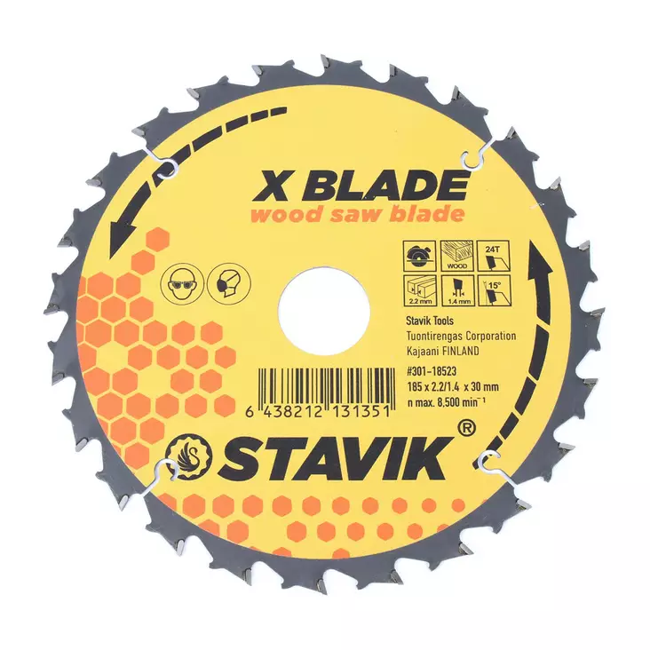Stavik sirkkelinterä 185mm 24T - Sirkkelinterät - 6438212131351 - 1
