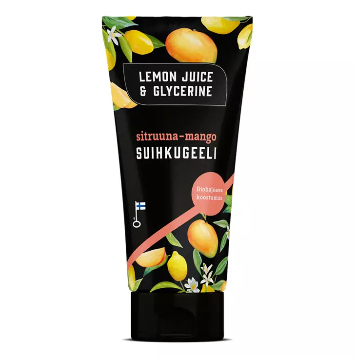LJG suihkugeeli sitruuna-mango 200ml - Suihkusaippuat ja suihkugeelit - 6414400240401 - 1