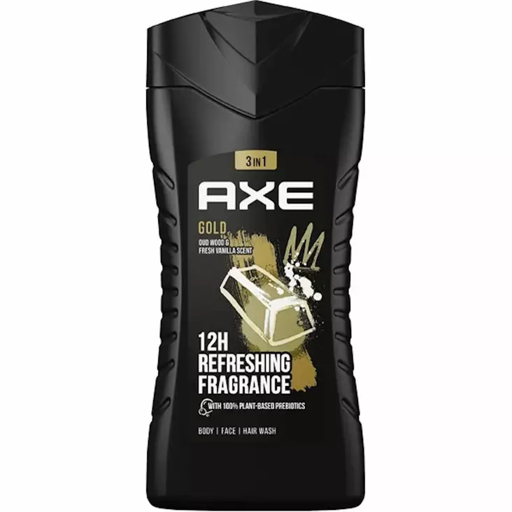Suihkusaippua AXE Gold 250ml - Suihkusaippuat ja suihkugeelit - 8710447253731 - 1