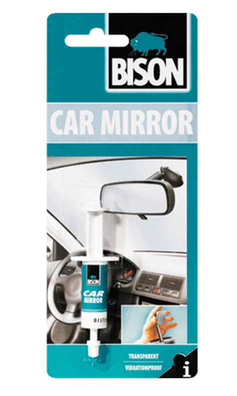 TAUSTAPEILI LIIMA CAR MIRROR ADHESIVE 2ML BISON - Pikaliimat - 8710439038681 - 1