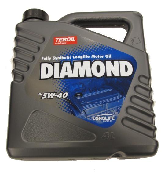 TEBOIL DIAMOND 5W-40 4L - Moottoriöljyt - 6415790318541 - 1