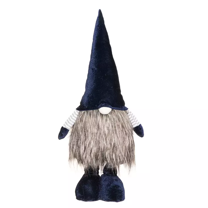 Tonttu Samettilakki tummansininen 100 cm - Joulutontut - 6410413340671 - 1