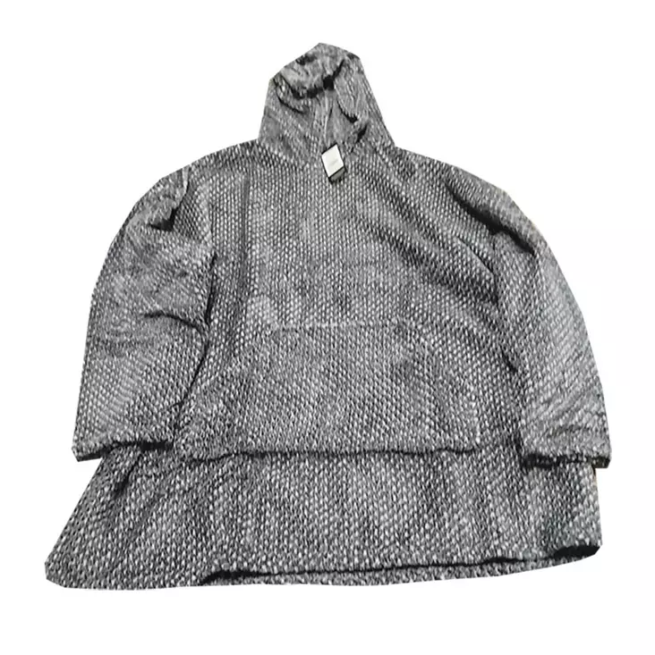 Torkkuhuppari harmaavalkoinen, one size - Torkkuhupparit - 6438146450061 - 1