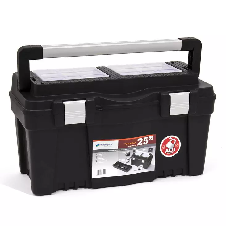 TYÖKALUPAKKI 25" ALU VIPER 600x290x330mm - Työkalulaukut ja työkalupakit - 5905197935201 - 1