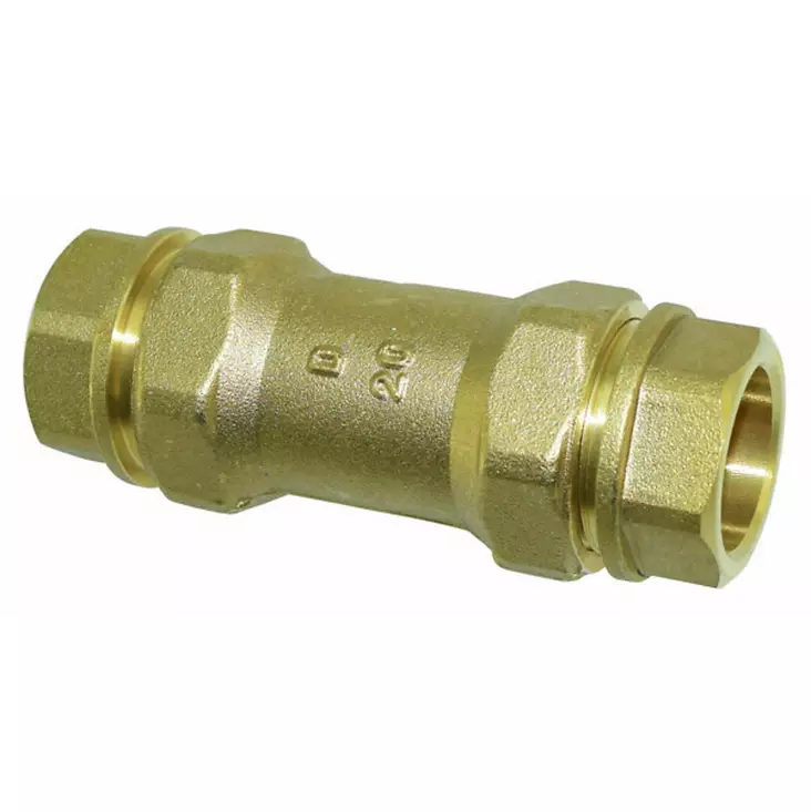 Liitin messinki=C3=A4 32-32 muovi-muovi - Käyttövesiliittimet ja tarvikkeet - 6438140051981 - 1