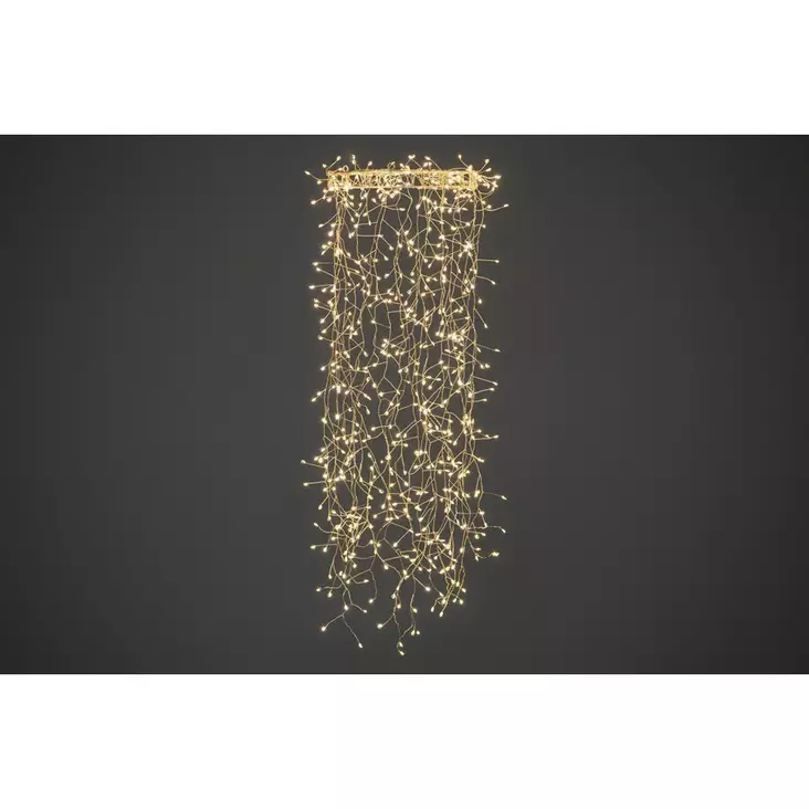 Valokoriste Kehrä roikkuva 600 Led - Valosarjat verkkovirta - 6410416386041 - 1