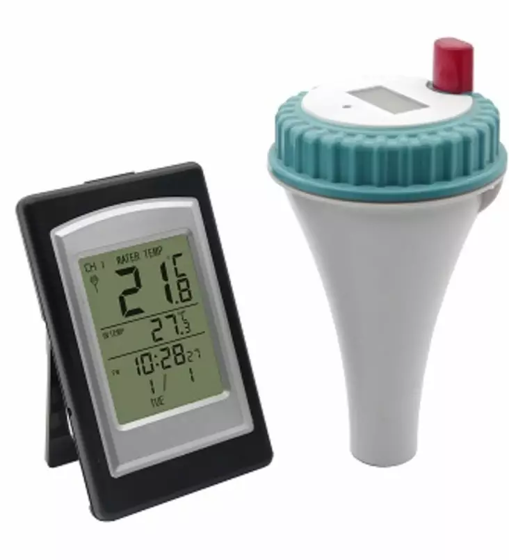 VESILÄMPÖMITTARI LANGATON DIGITAALINEN - Lämpömittarit ja sääasemat - 6438152085851 - 1