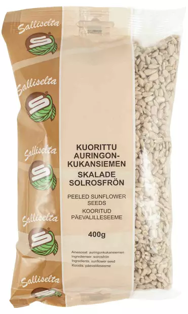 Auringonkukan siemen kuorittu 400G Sallinen - Pähkinät ja siemenet - 6436501000852 - 1