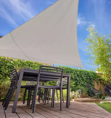 AURINKOPURJE Kolmio 7x7x7 m - Aurinkovarjopurjeet - 6410416129372 - 1