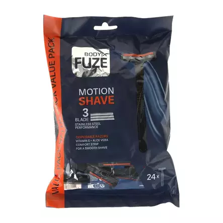 Body-X Fuze Höylä 24kpl Triple Blades - Karvahöylät ja vaihtoterät - 8721382701942 - 1