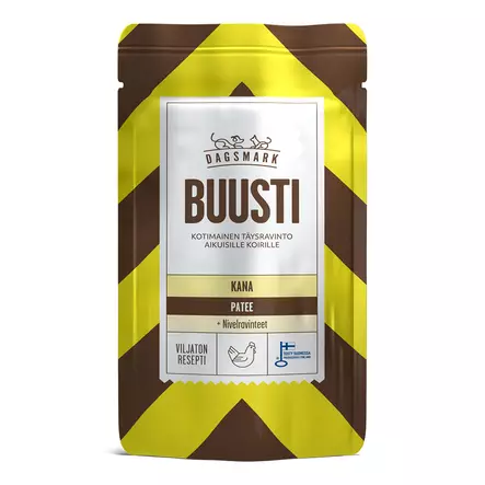 DM BUUSTI kana patee 90 g - Koiranruoat ja herkut - 6430066385782 - 1