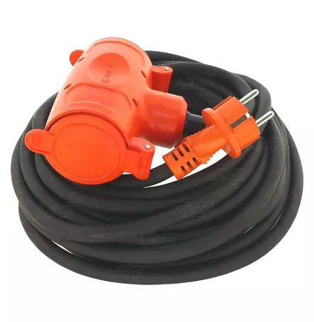 JATKOJOHTO 2-OS 10M VSN H07RN-F 3G2.5 230V IP44 - Jatkojohdot, kaapelikelat ja tarvikkeet - 6430038495082 - 1