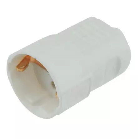 jatkopistorasia maadoitettu valkoinen - Jatkojohdot, kaapelikelat ja tarvikkeet - 6438140940322 - 1