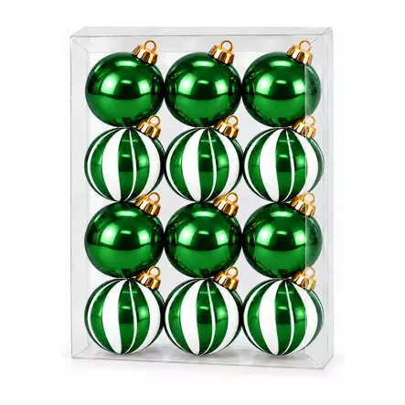 Kuusenpallot 3cm, 12kpl/pkt - Kuusenpallot ja ripustettavat koristeet - 6438506024932 - 1
