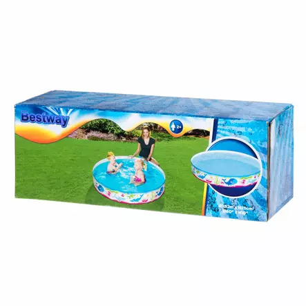 KAHLUUALLAS 1,52m KOVAREUNAINEN - Lasten uima-altaat ja kahluualtaat - 6942138913552 - 2