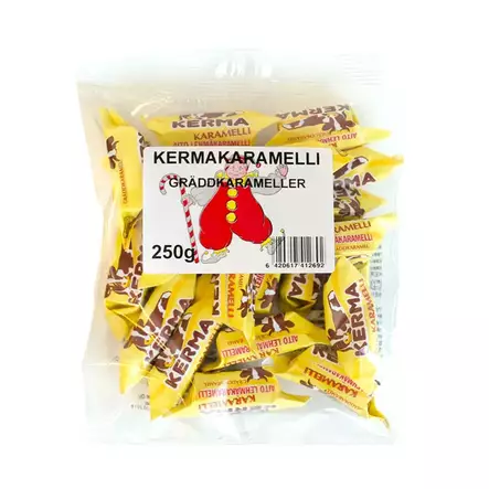 KERMAKARAMELLI 250G - Makeiset ja naposteltavat - 6420617412692 - 1