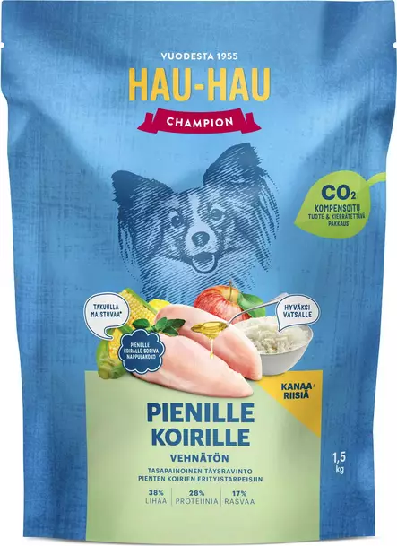 KOIRANRUOKA KANA-RIISI 1,5KG PIENILLE KOIRILLE - Koiranruoat ja herkut - 6430043020002 - 1