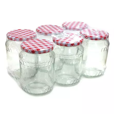 Lasipurkki 720ml 6kpl /pkt - Lasipullot, purkit ja säilöntä - 5901752501782 - 1