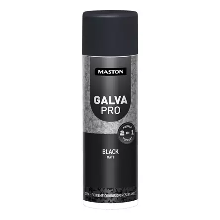 Maston Galva Pro spray Musta 500ml - Spraymaalit - 6412490046972 - 1