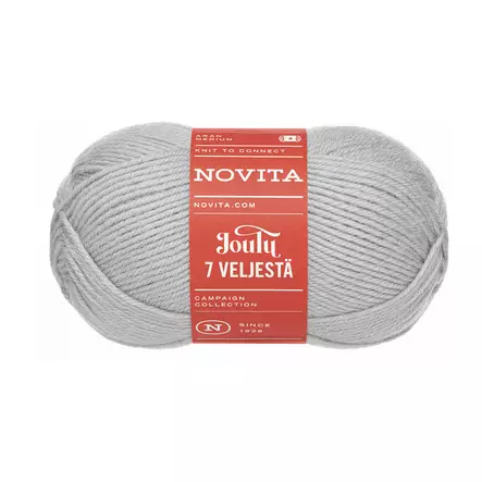 7-Veljestä Joulu 150g hopeahuntu - Sukkalangat - 6412618215662 - 1