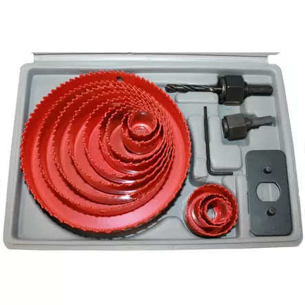 Reikäsahasarja 16 osainen - Reikä- ja kuppiterät - 6430013065712 - 2