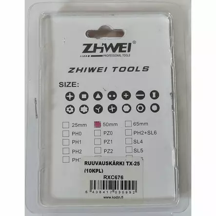 ruuvausk=C3=A4rki tx25 10kpl ruuvausk=C3=A4rjet - Ruuvauskärjet - 6438417030992 - 2