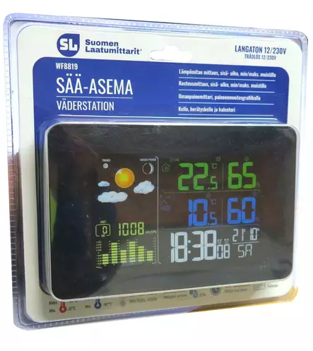 Sääasema digitaalinen langaton WF8819 - Lämpömittarit ja sääasemat - 6438168102092 - 2