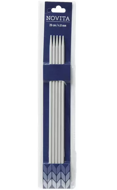 SUKKAPUIKKO 20cm 4,0mm Novita sukkapuikko alumiini - Sukkapuikot - 6412619624012 - 2