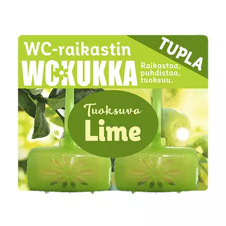 WC-KUKKA TUPLA LIME 2X50G - Huonetuoksut ja ilmanraikastimet - 7310619191802 - 1