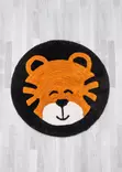 4Living Matto Tiger oranssi/musta 100 cm - Lattiamatot - 6410416106212 - 2