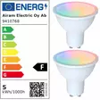 Älylamppu Wifi GU10 RGB 2 kpl Airam SmartHome - Lamput GU10 kanta - 6435200289612 - 5
