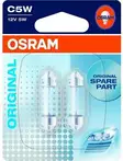 C5W POLTTIMO 12V 5W OSRAM ORIGINAL 2KPL/PKT - Polttimot ja polttimotarvikkeet - 4050300925622 - 2