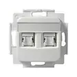 PISTORASIA 2XRJ45UTP - Pistorasiat, haaroittimet ja kytkimet - 6418677311642 - 1
